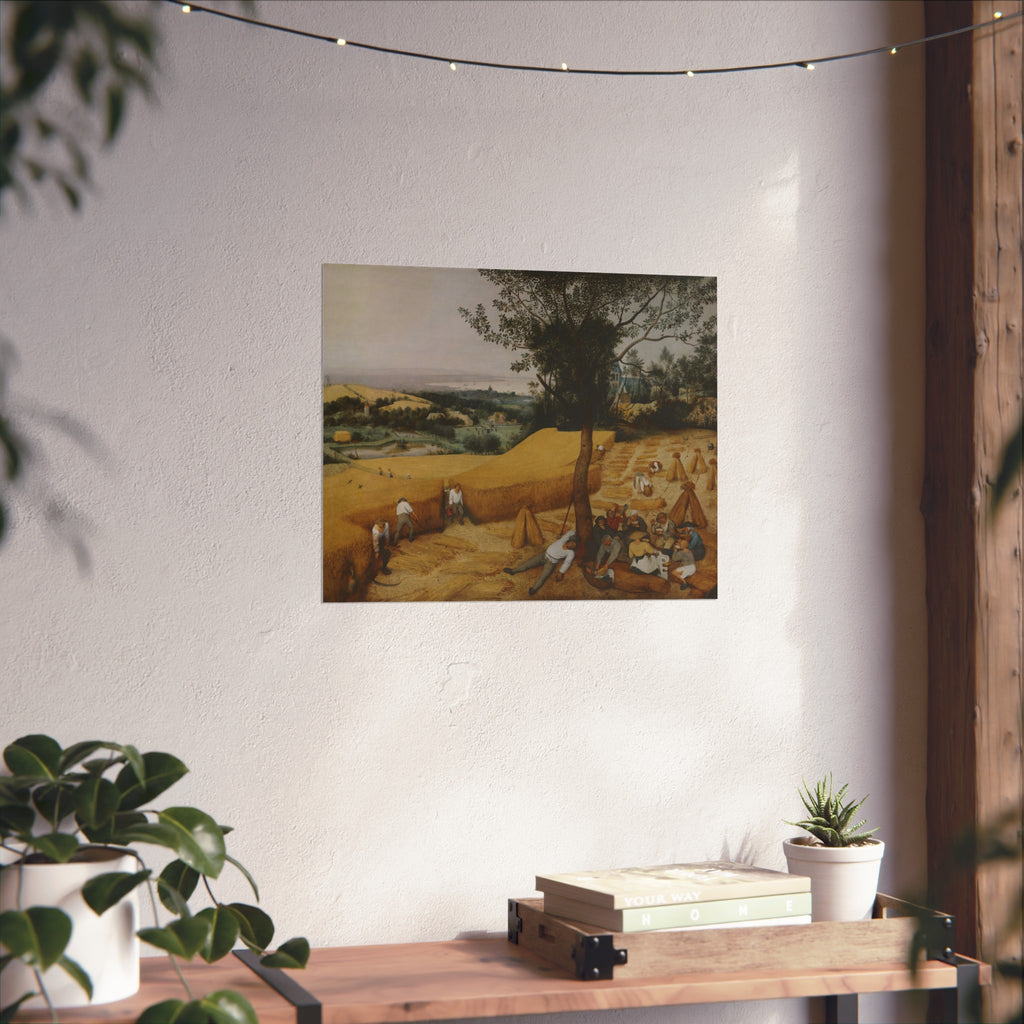 Pieter Bruegel the Elder- The Harvesters - Google Art Project | Fine Art Poster