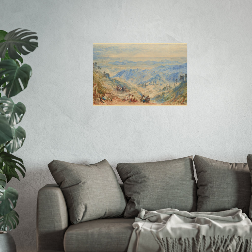 Joseph Mallord William Turner - Mussooree and the Dhoon from Landour | Fine Art Poster