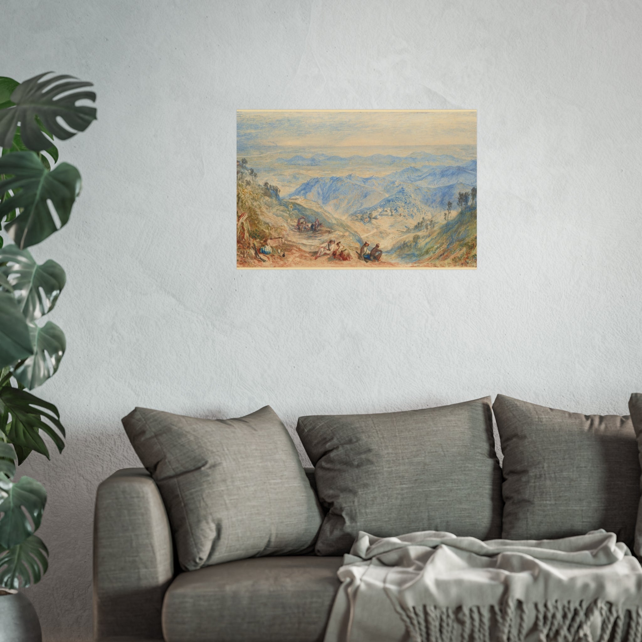 Joseph Mallord William Turner - Mussooree and the Dhoon from Landour | Fine Art Poster