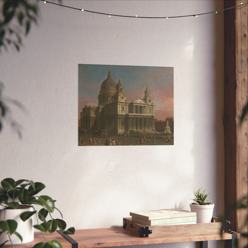 Canaletto - St. Paul's Cathedral - Google Art Project | Fine Art Poster