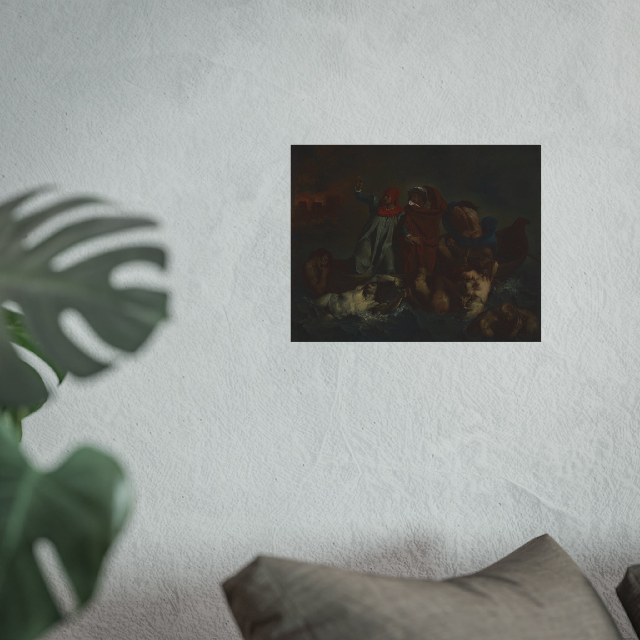 After Eugène Delacroix - Dante's Bark | Fine Art Poster