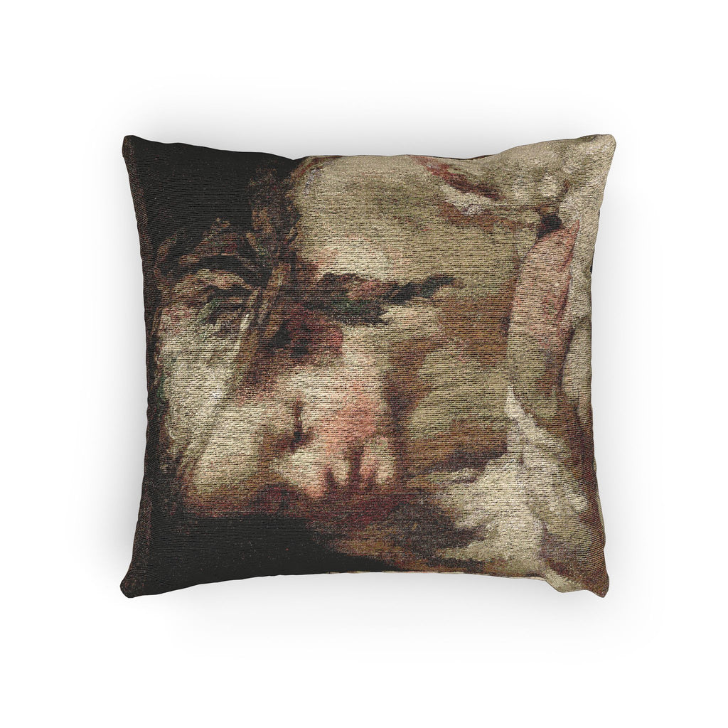 Jean François Millet - Young Woman | Woven Pillow