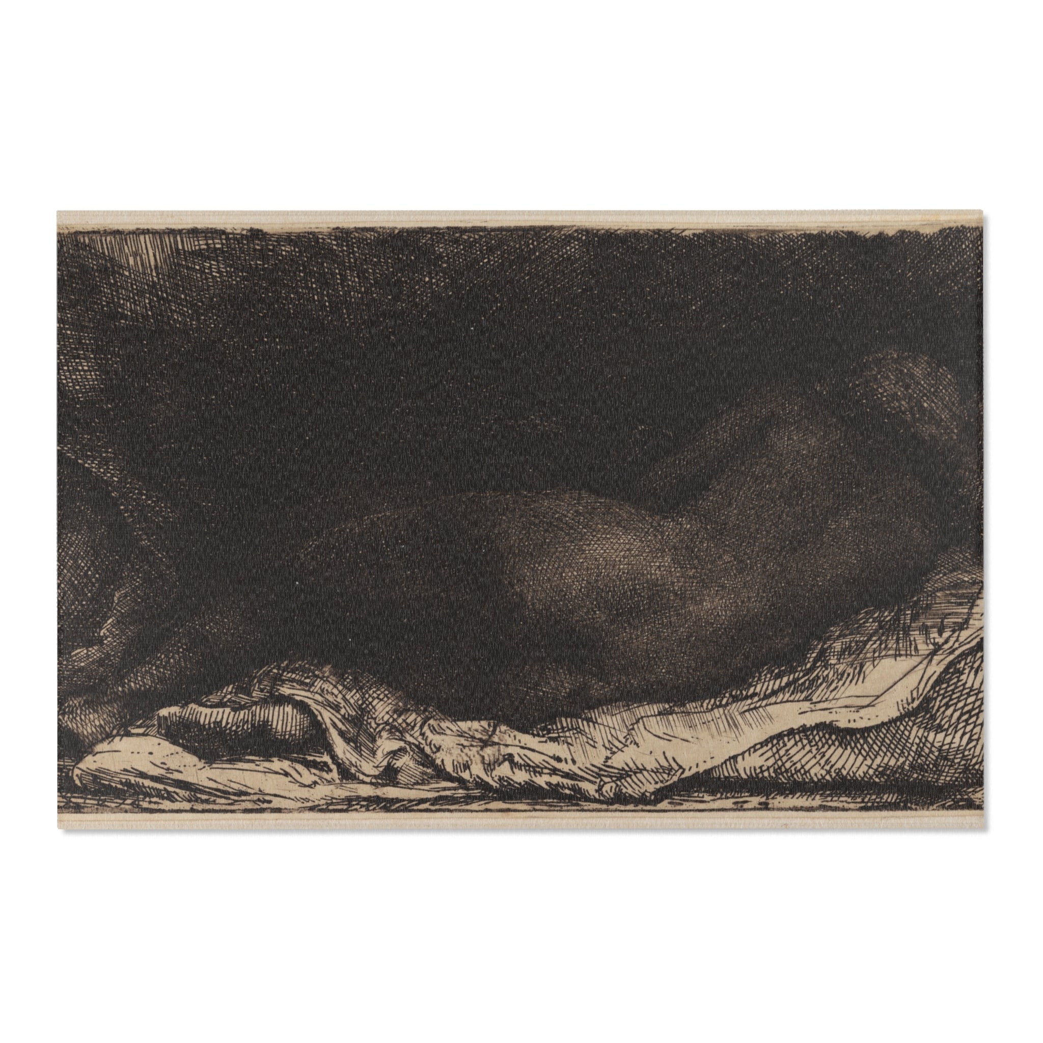 Rembrandt van Rijn - Reclining Female Nude | Area Rug