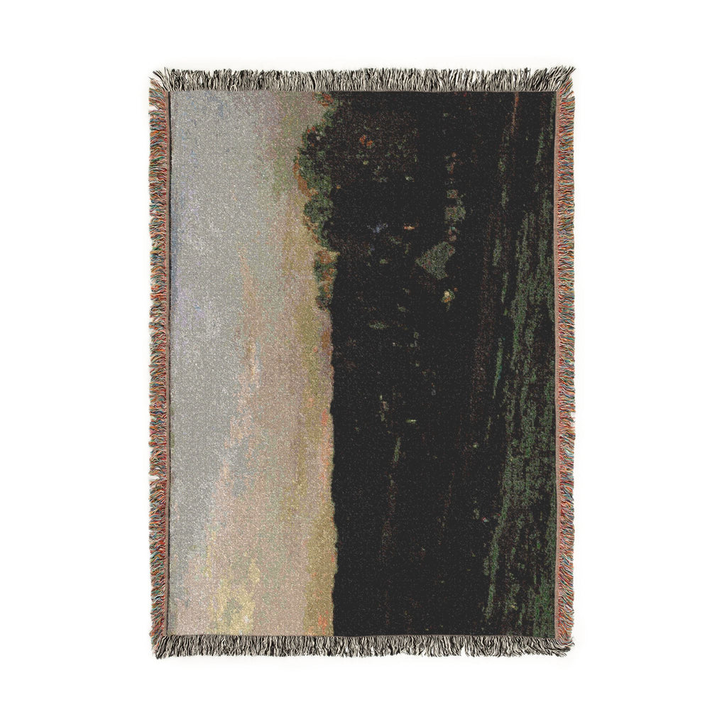 Charles François Daubigny - House of Mère Bazot | Woven Tapestry Blanket