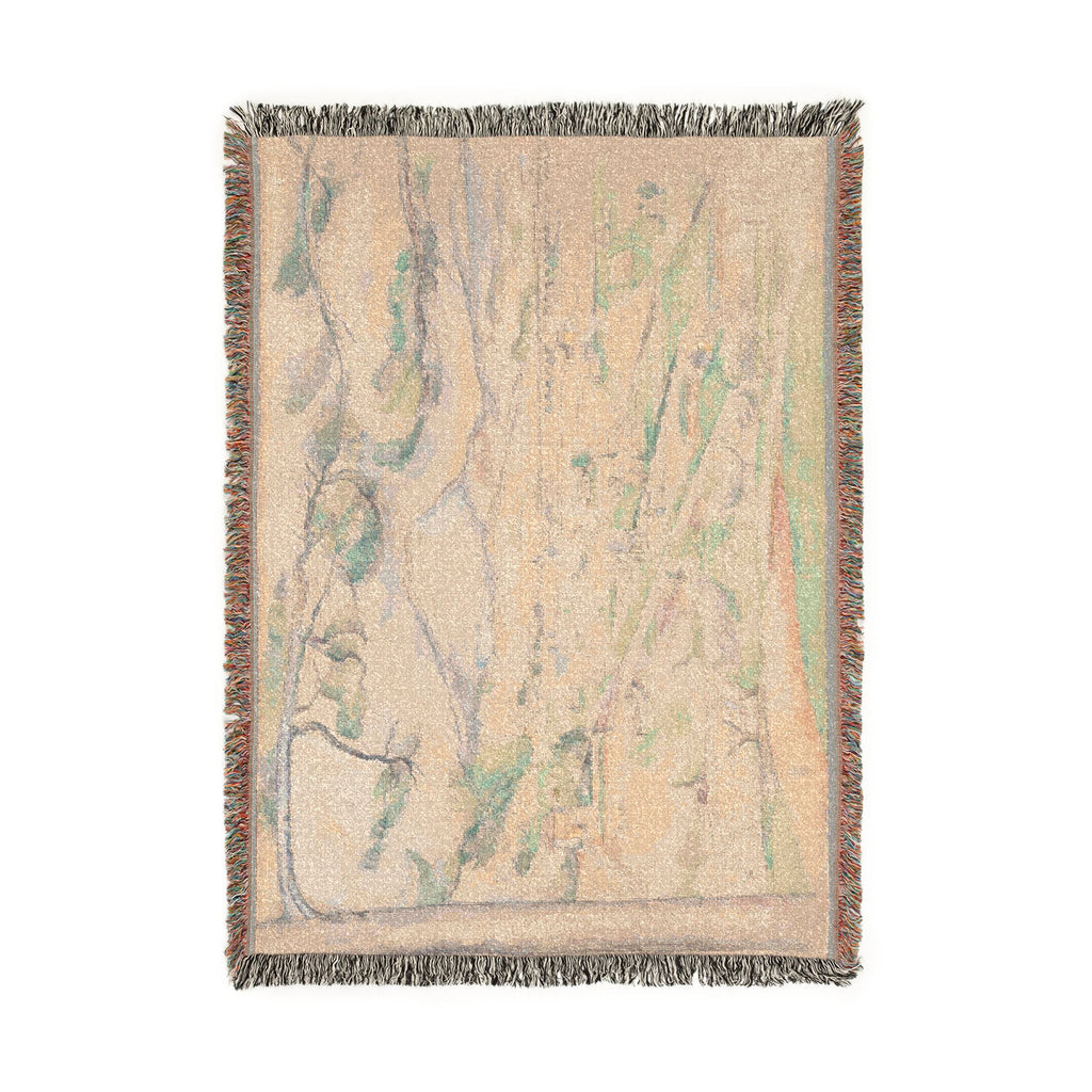 Paul Cezanne - Montagne Sainte-Victoire (The Arc Valley) | Woven Tapestry Blanket