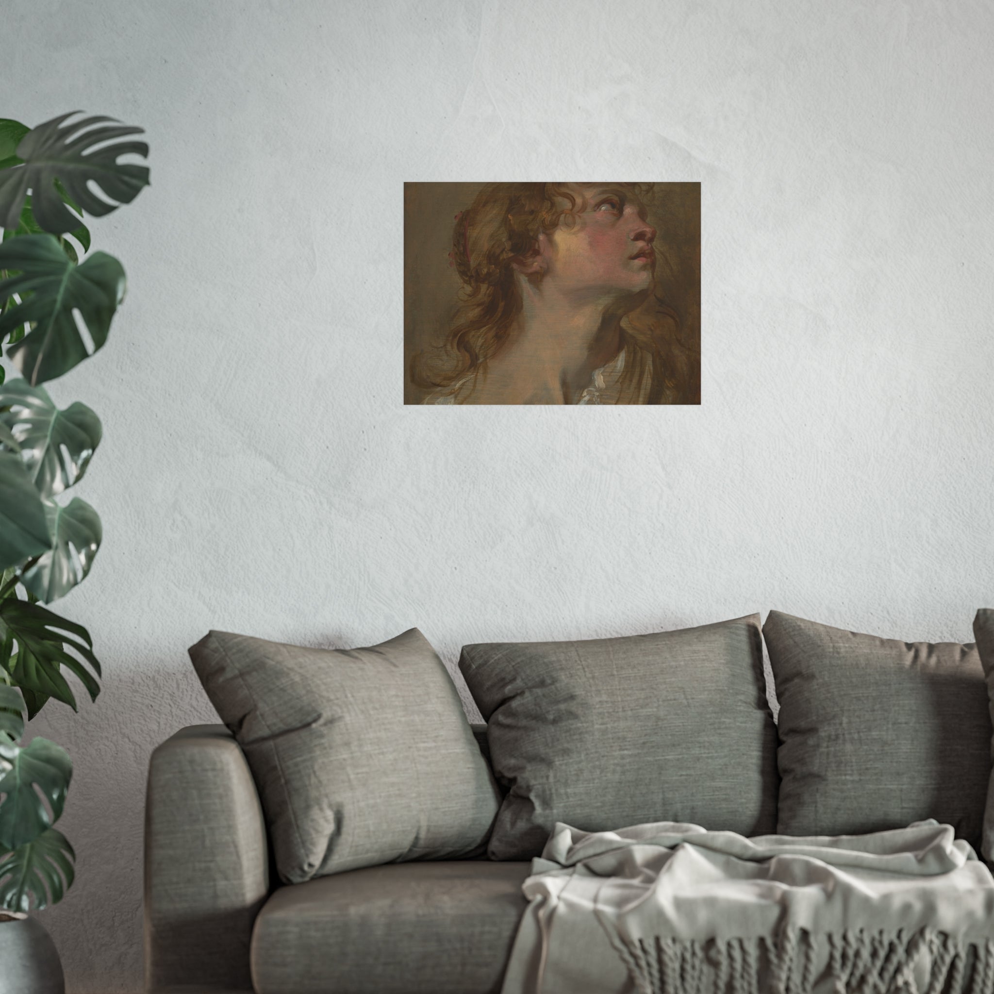 Anthony van Dyck - Head of a Girl | Fine Art Poster
