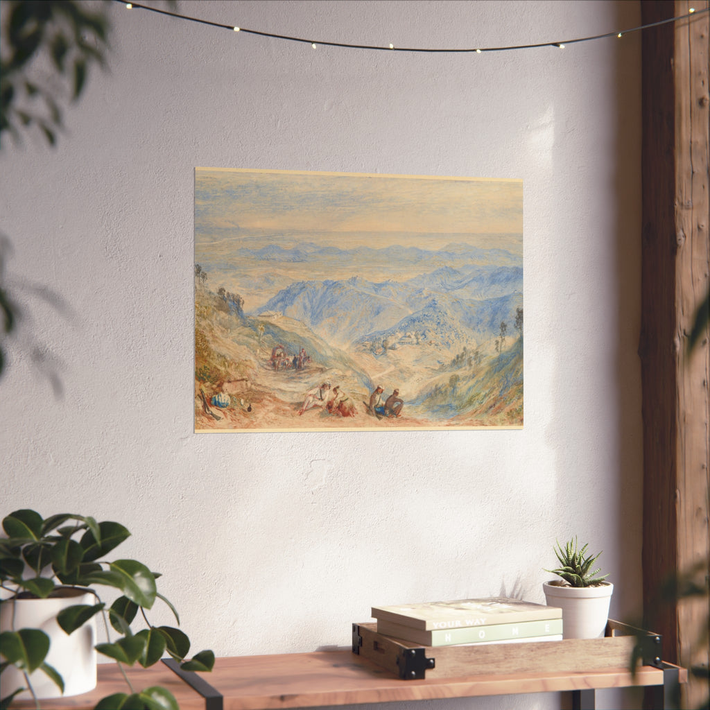 Joseph Mallord William Turner - Mussooree and the Dhoon from Landour | Fine Art Poster