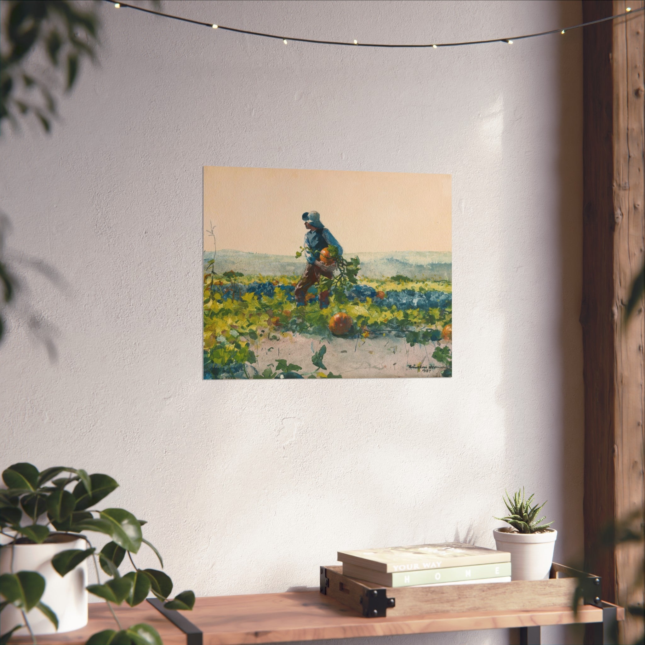 Winslow Homer - For to Be a Farmer's Boy | Fine Art Poster