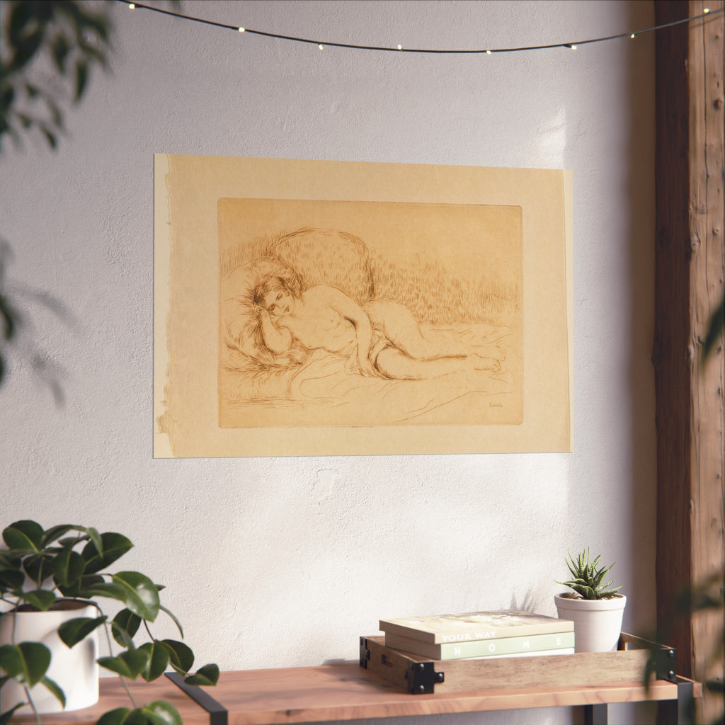 Pierre-Auguste Renoir - Reclining Nude | Fine Art Poster