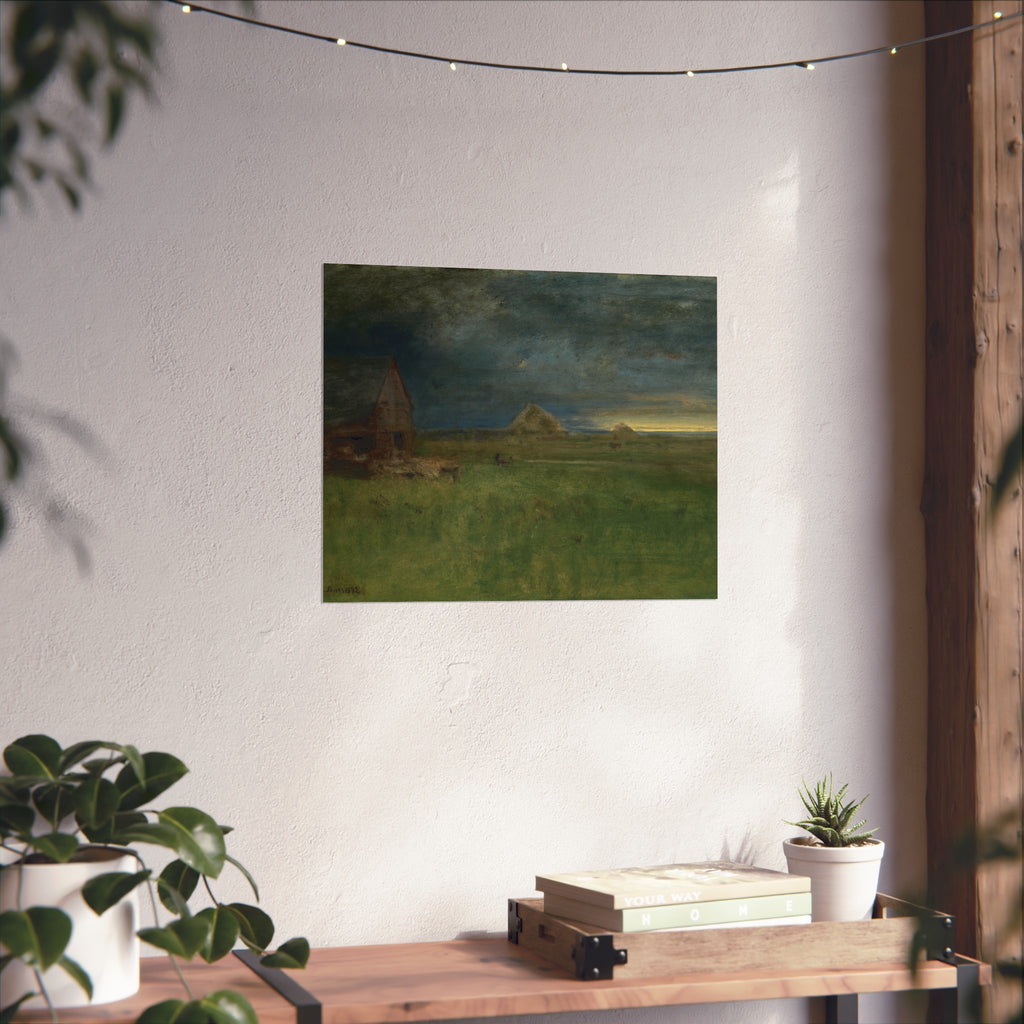 George Inness - The Lonely Farm, Nantucket | Fine Art Poster