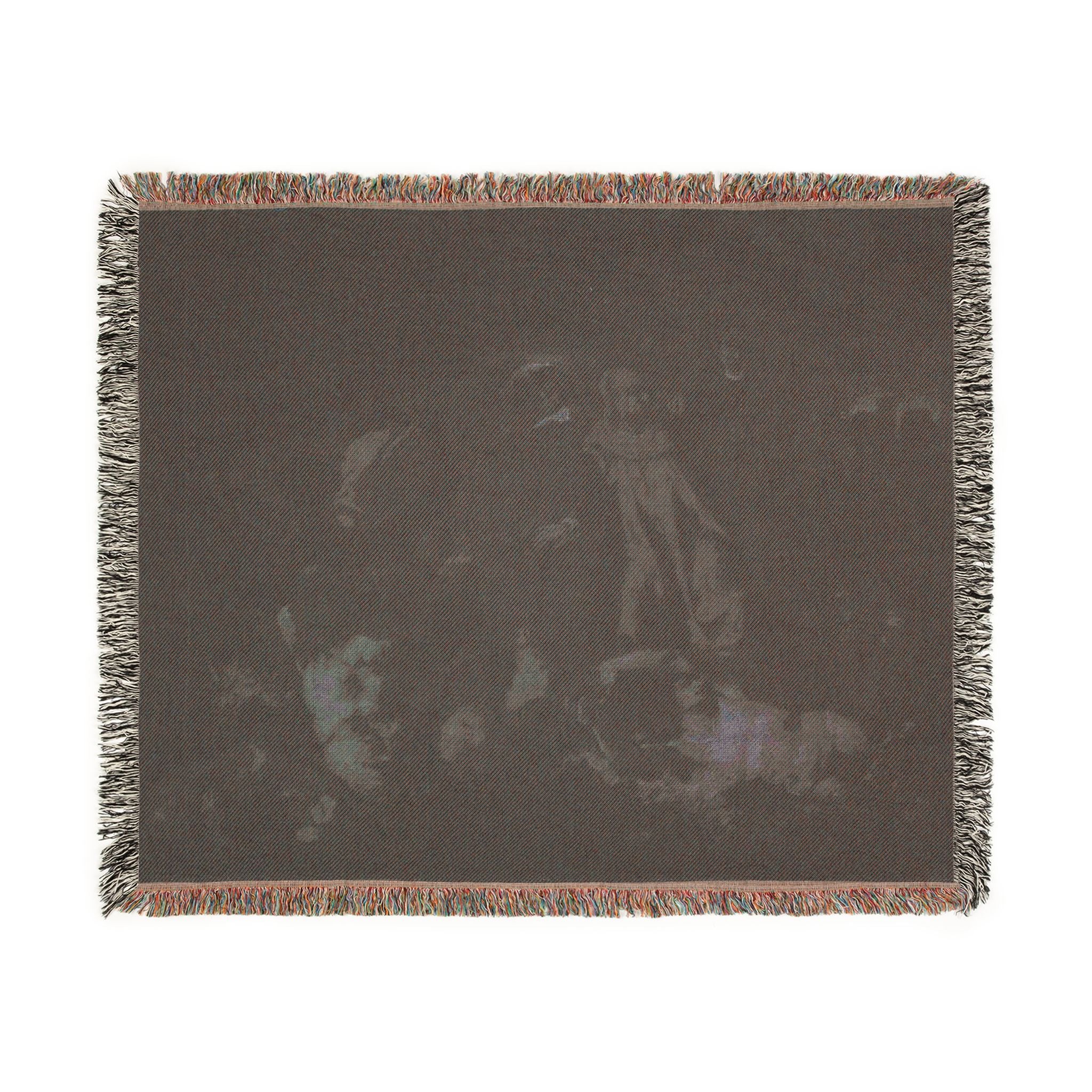 After Eugène Delacroix - Dante's Bark | Woven Tapestry Blanket