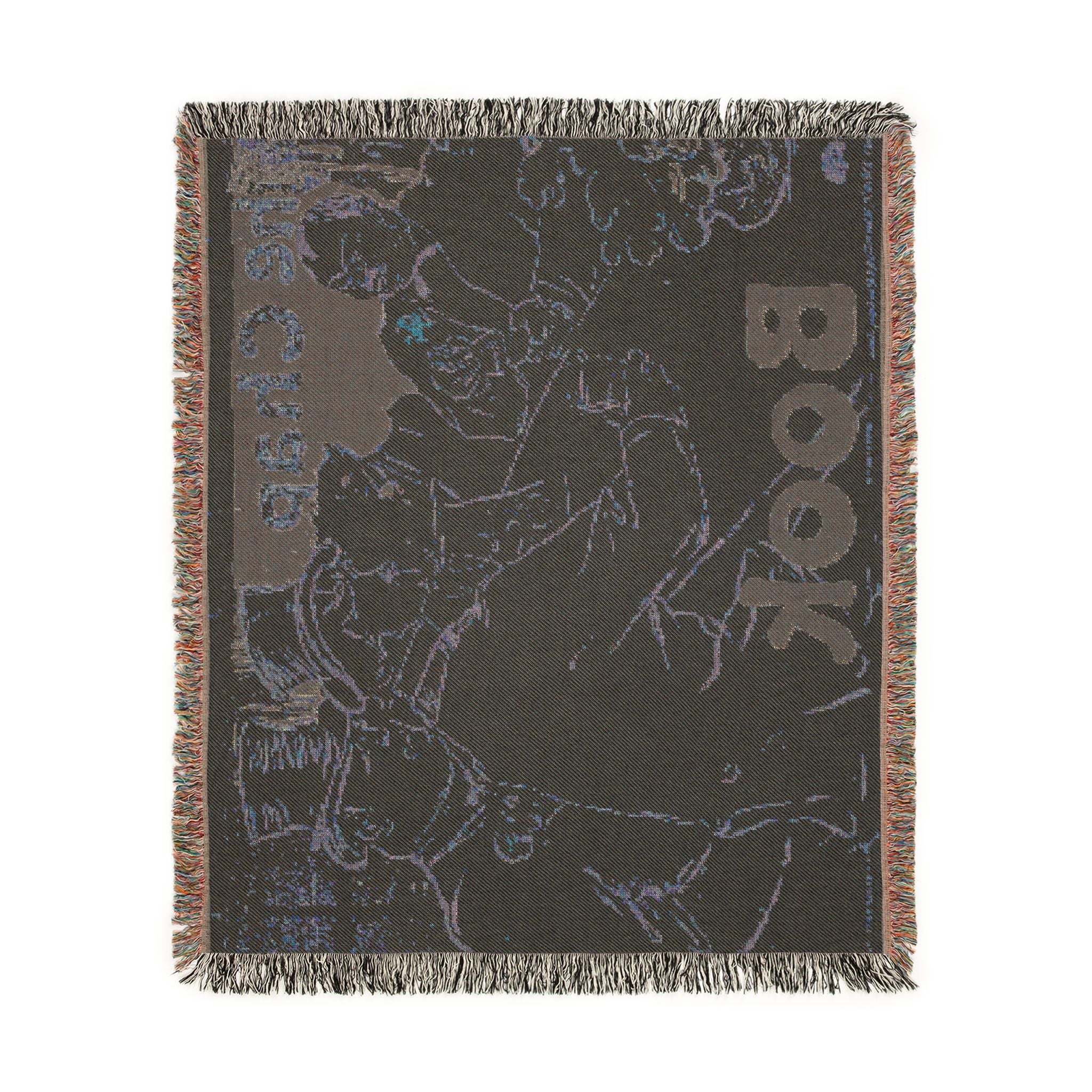 Henri de Toulouse-Lautrec - Irish and American Bar, Rue Royale—The Chap Book | Woven Tapestry Blanket
