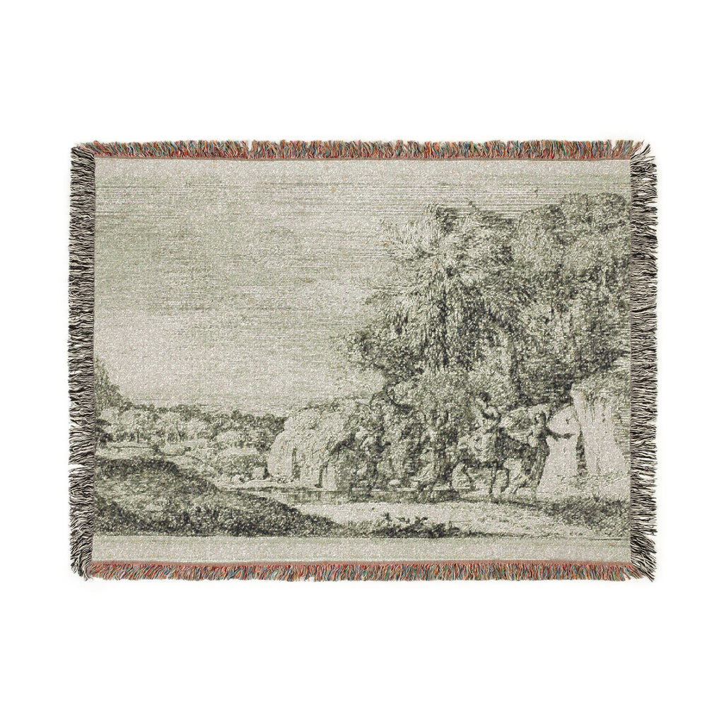 Claude Lorrain - The Flight into Egypt | Woven Tapestry Blanket