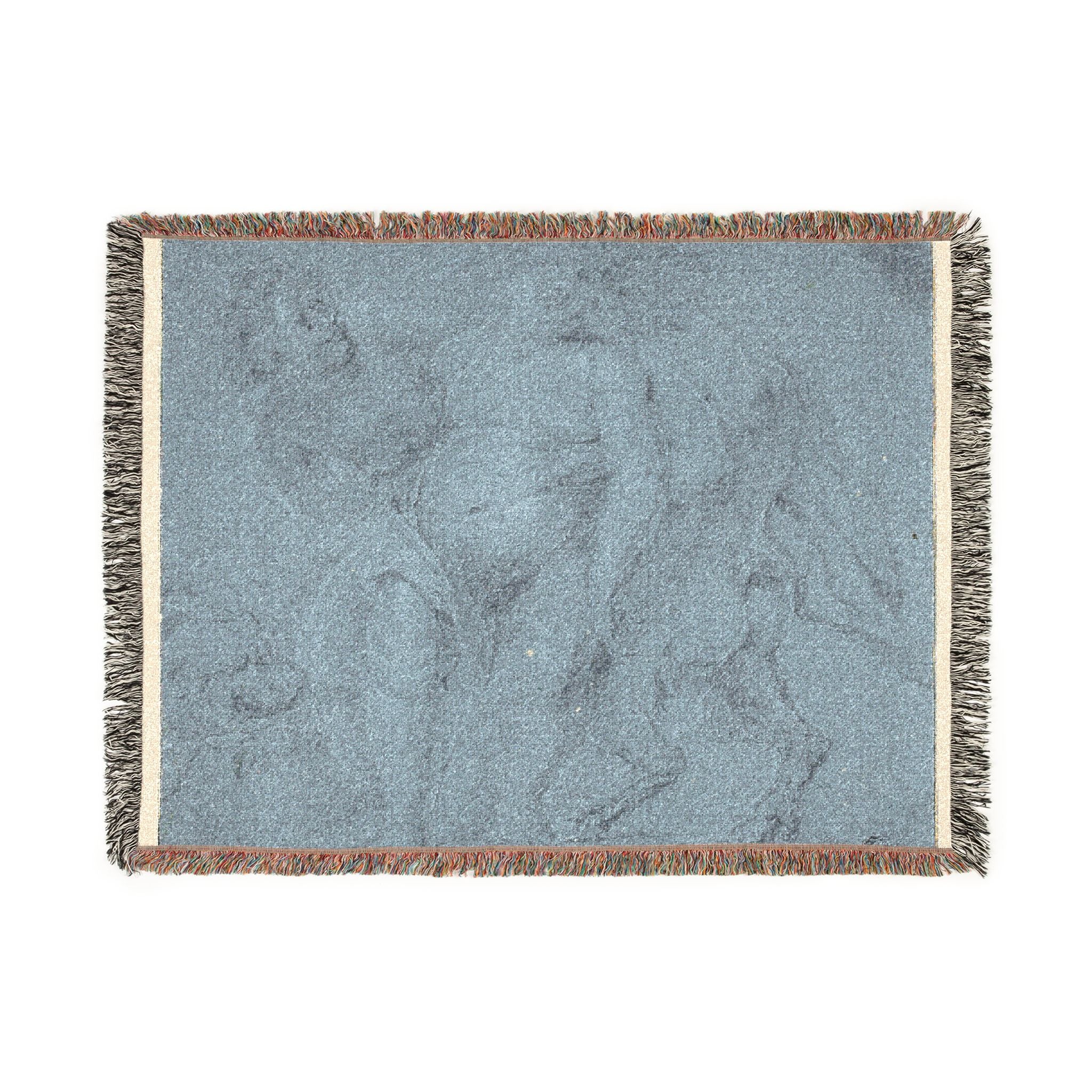 Peter Paul Rubens - Silenus Supported by Two Satyrs | Woven Tapestry Blanket