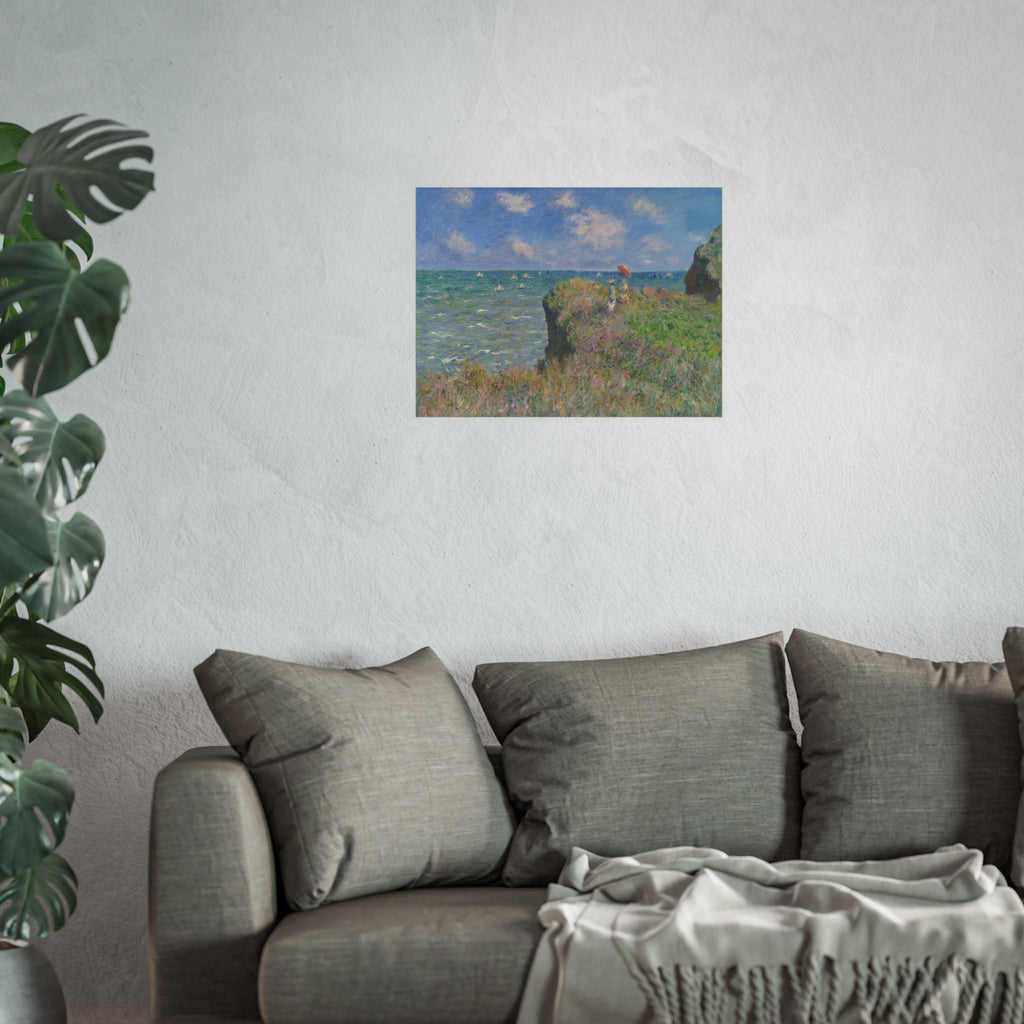 Claude Monet - Cliff Walk at Pourville | Fine Art Poster