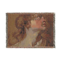 Anthony van Dyck - Head of a Girl | Woven Tapestry Blanket