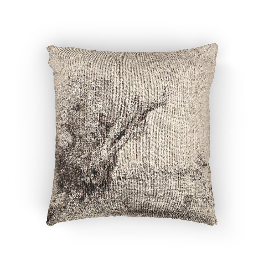 Rembrandt van Rijn - The Omval | Woven Pillow