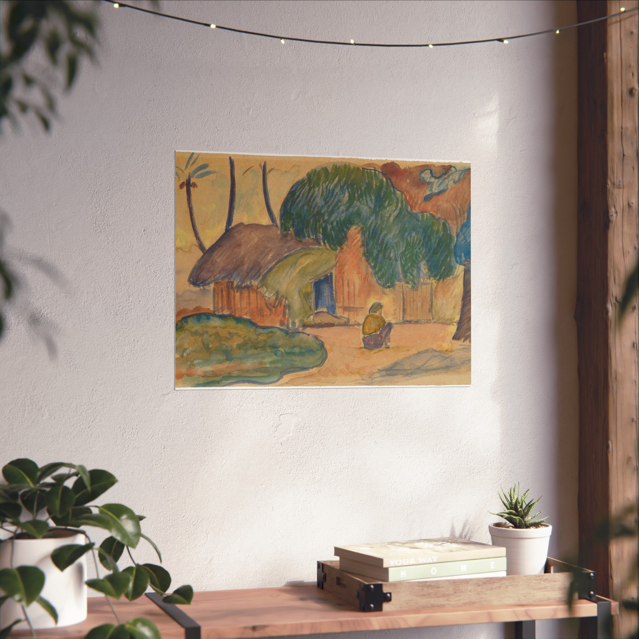 Paul Gauguin - Tahitian Hut | Fine Art Poster