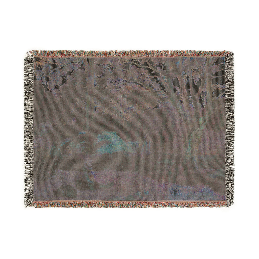 Paul Gauguin - Te raau rahi (The Big Tree) | Woven Tapestry Blanket