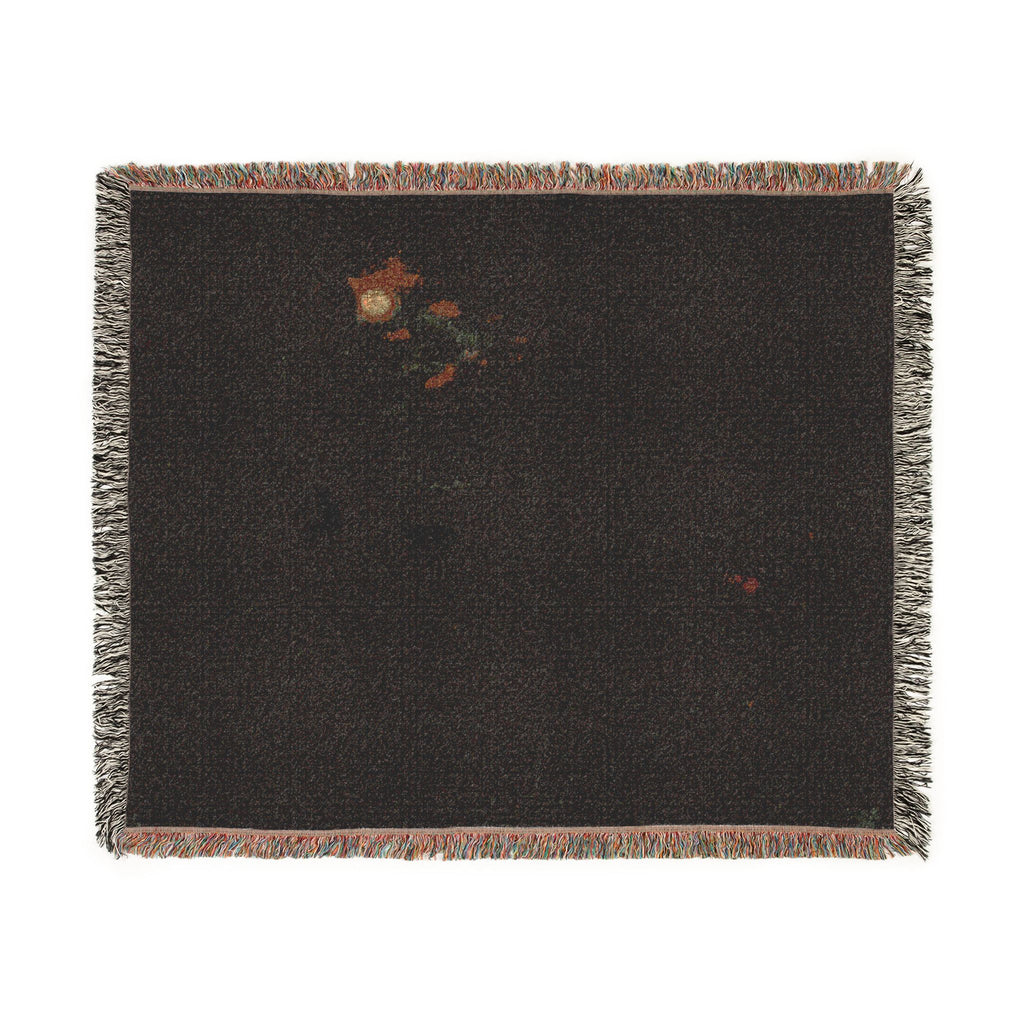 George Inness - The Moon at Night | Woven Tapestry Blanket