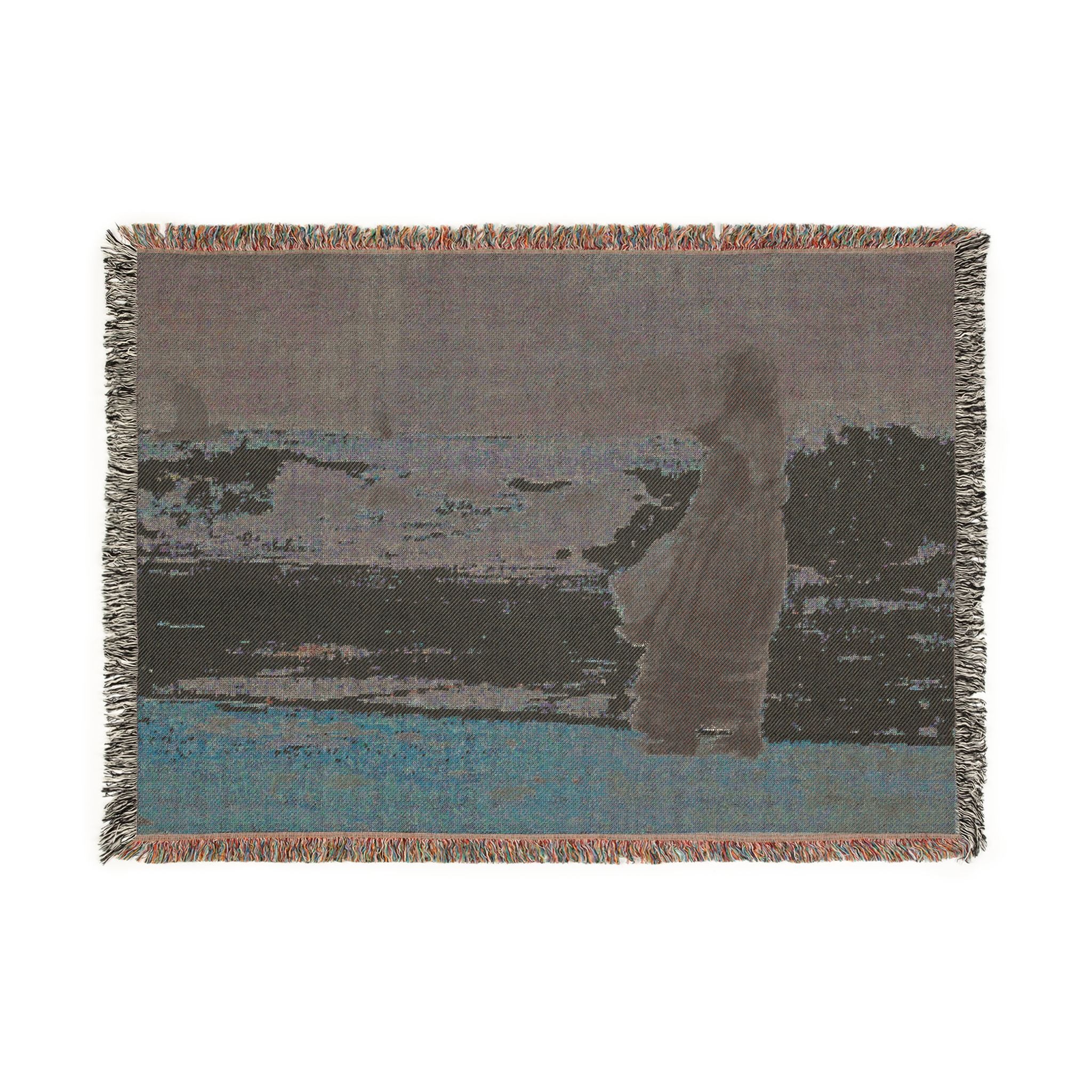 Winslow Homer - The Watcher, Tynemouth | Woven Tapestry Blanket