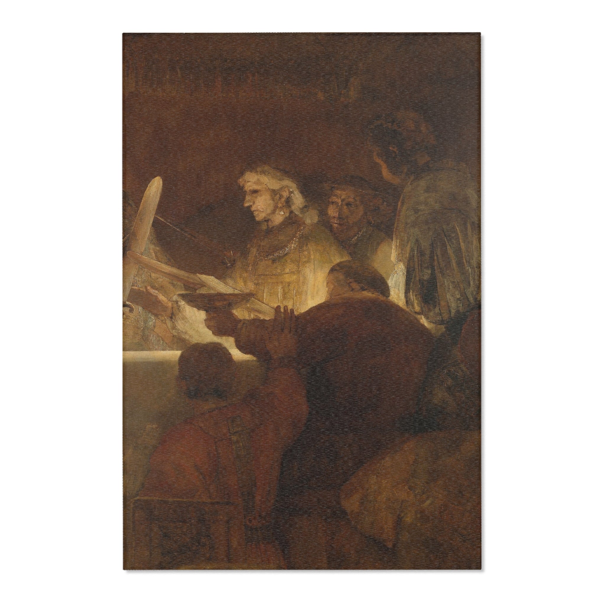 The Conspiracy of Claudius Civilis by Rembrandt van Rijn | Area Rug