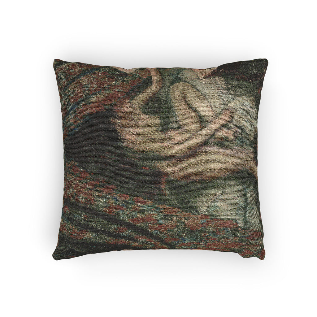 Hilaire Germain Edgar Degas - Retiring | Woven Pillow