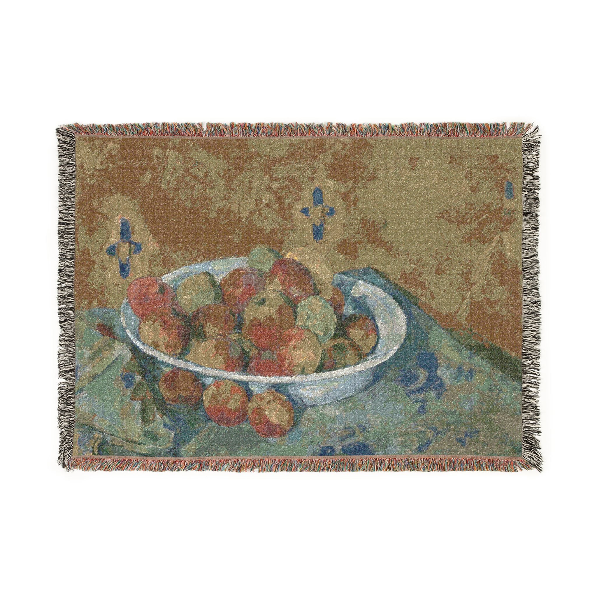 Paul Cezanne - The Plate of Apples | Woven Tapestry Blanket