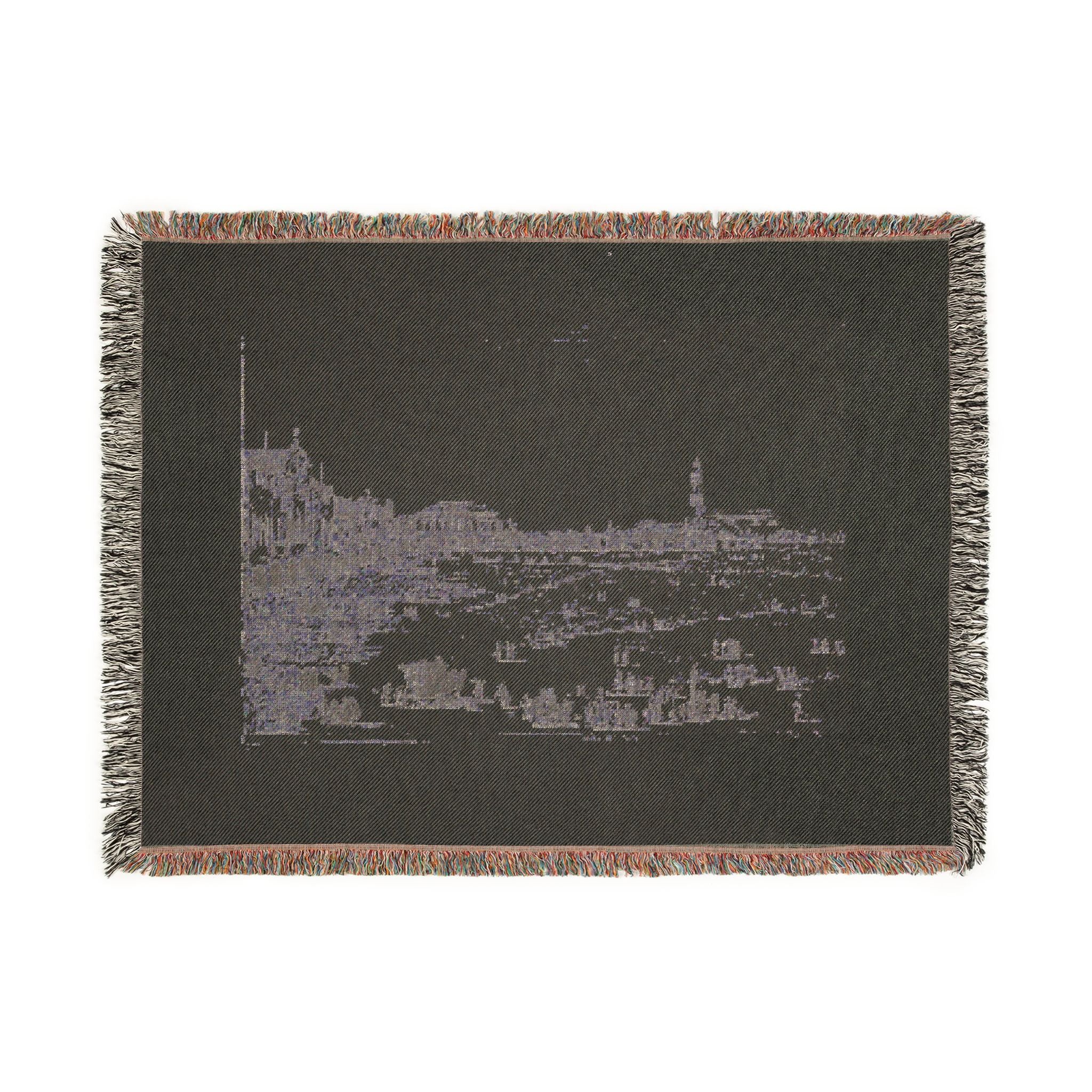 Canaletto - Prà della Valle, from Vedute | Woven Tapestry Blanket