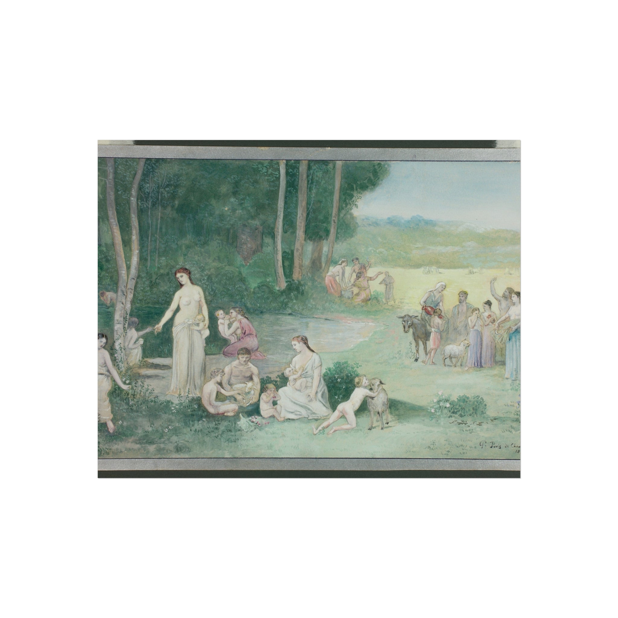 Summer Pierre Puvis de Chavannes Fine Art Poster