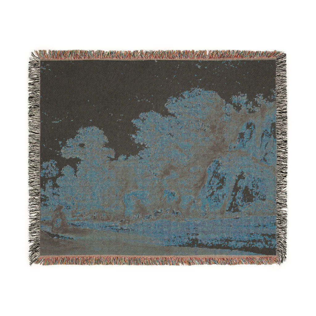 Claude Lorrain - A Rocky Hillside | Woven Tapestry Blanket