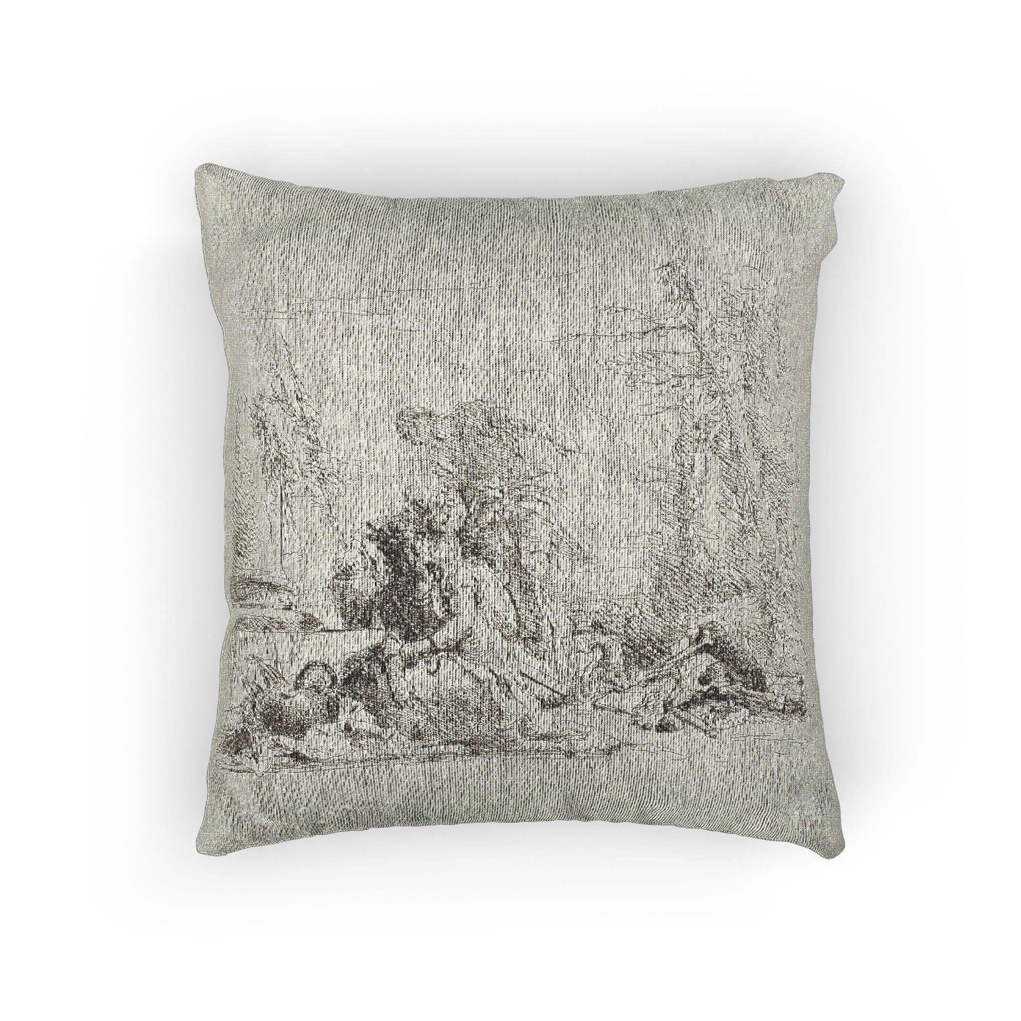 Giovanni Battista Tiepolo - A Woman with her Arms in Chains and Four Other Figures, from Capricci | Woven Pillow