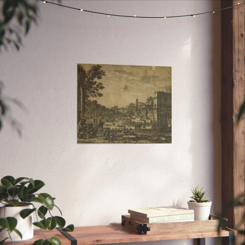 Claude Lorrain - The Roman Forum | Fine Art Poster