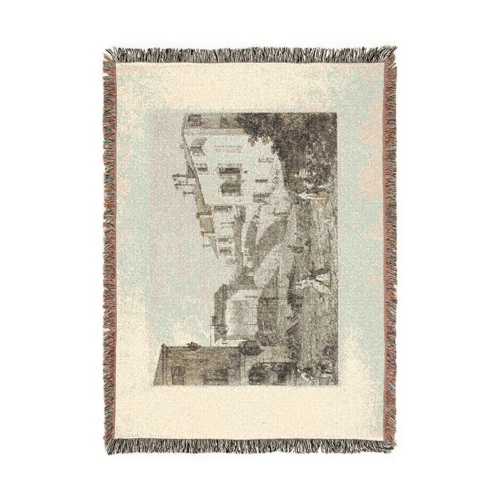 Canaletto - Le Porte Del Dolo, from Vedute | Woven Tapestry Blanket