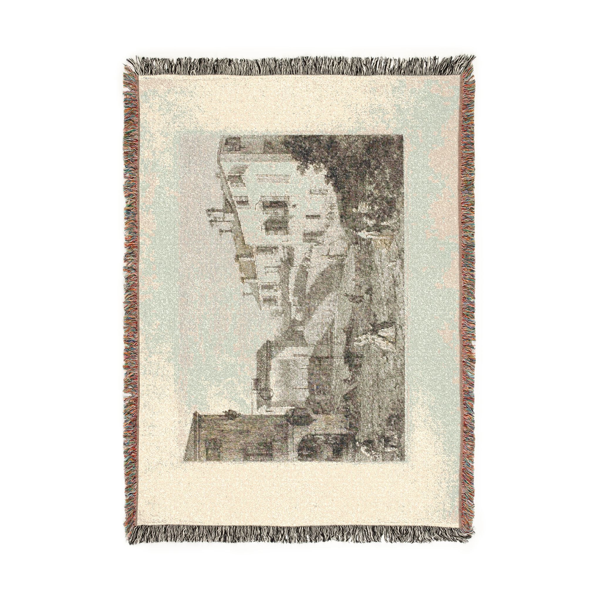 Canaletto - Le Porte Del Dolo, from Vedute | Woven Tapestry Blanket