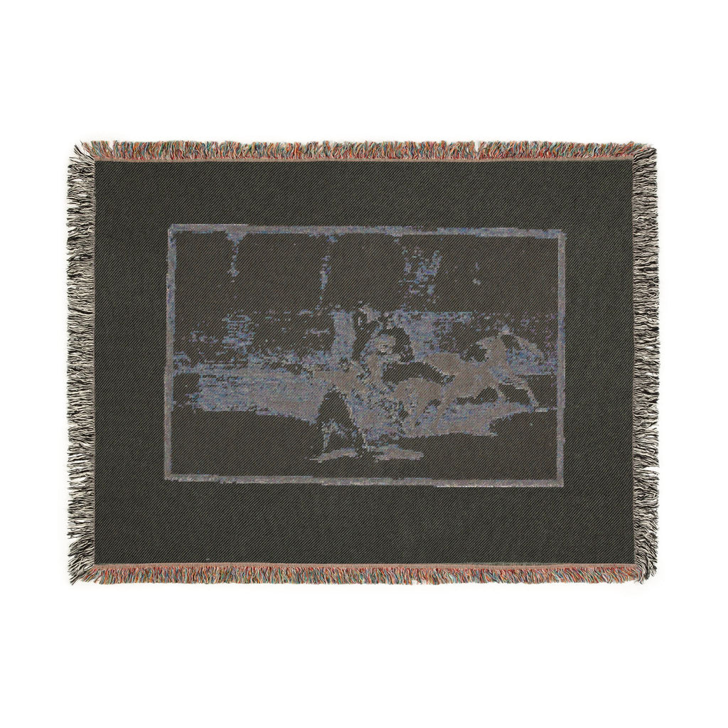 Francisco José de Goya y Lucientes - A Moor Caught by the Bull in the Ring, plate 8 from The Art of Bullfighting | Woven Tapestry Blanket