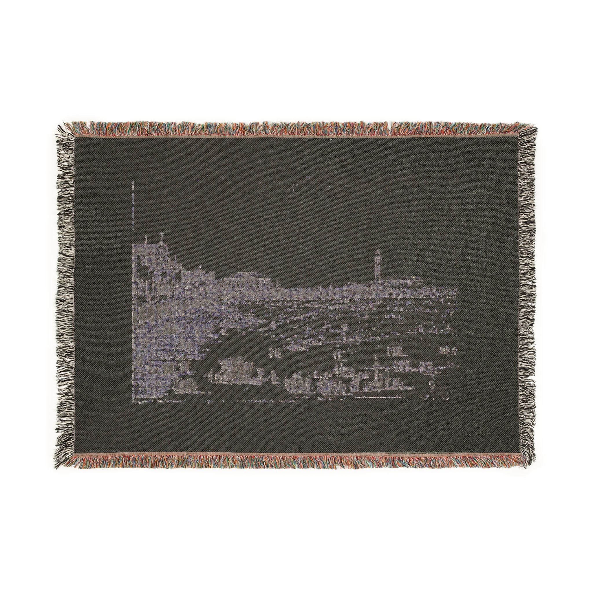 Canaletto - Prà della Valle, from Vedute | Woven Tapestry Blanket
