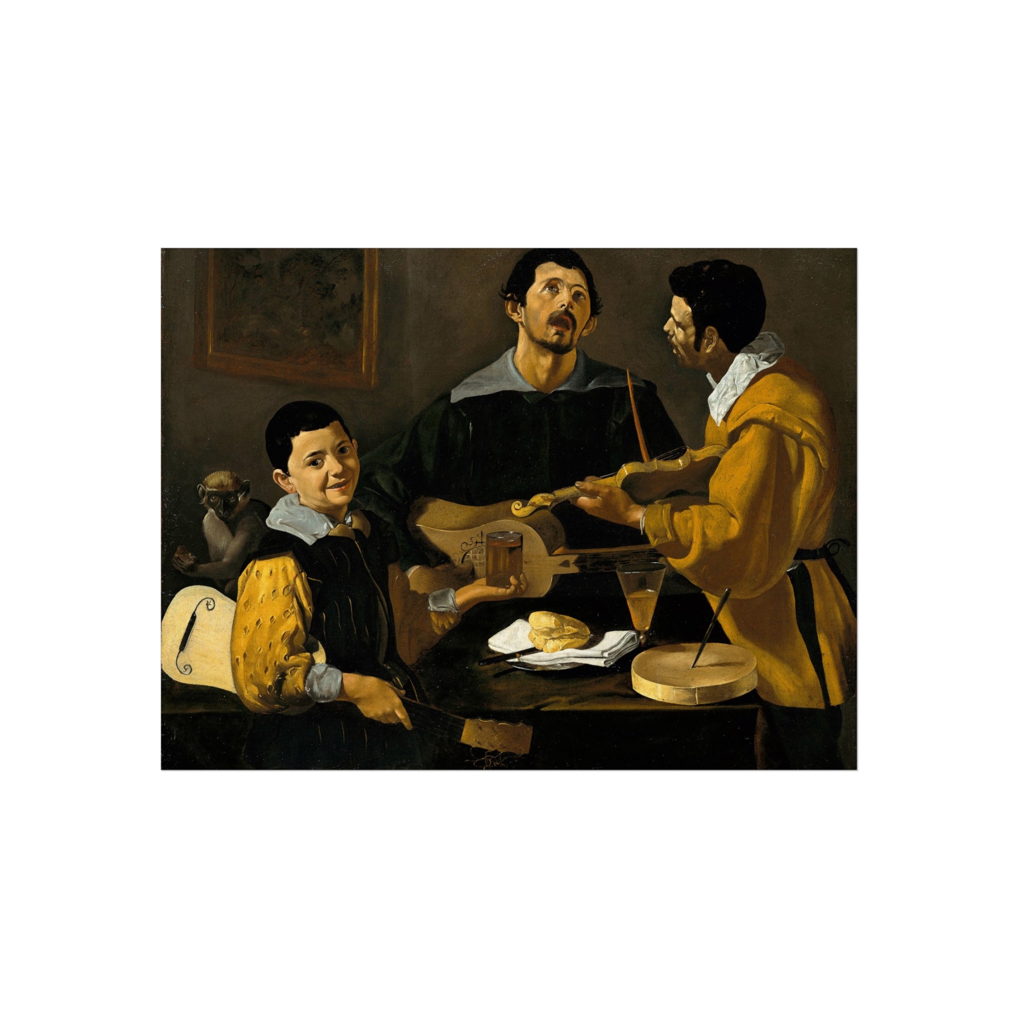 Diego Velázquez - The Three Musicians - Google Art Project | Fine Art Poster