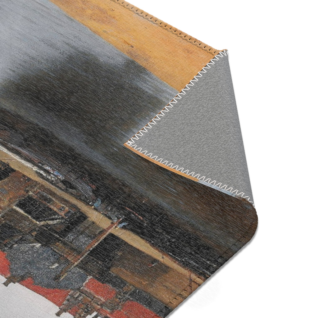 View of Delft, by Johannes Vermeer | Area Rug