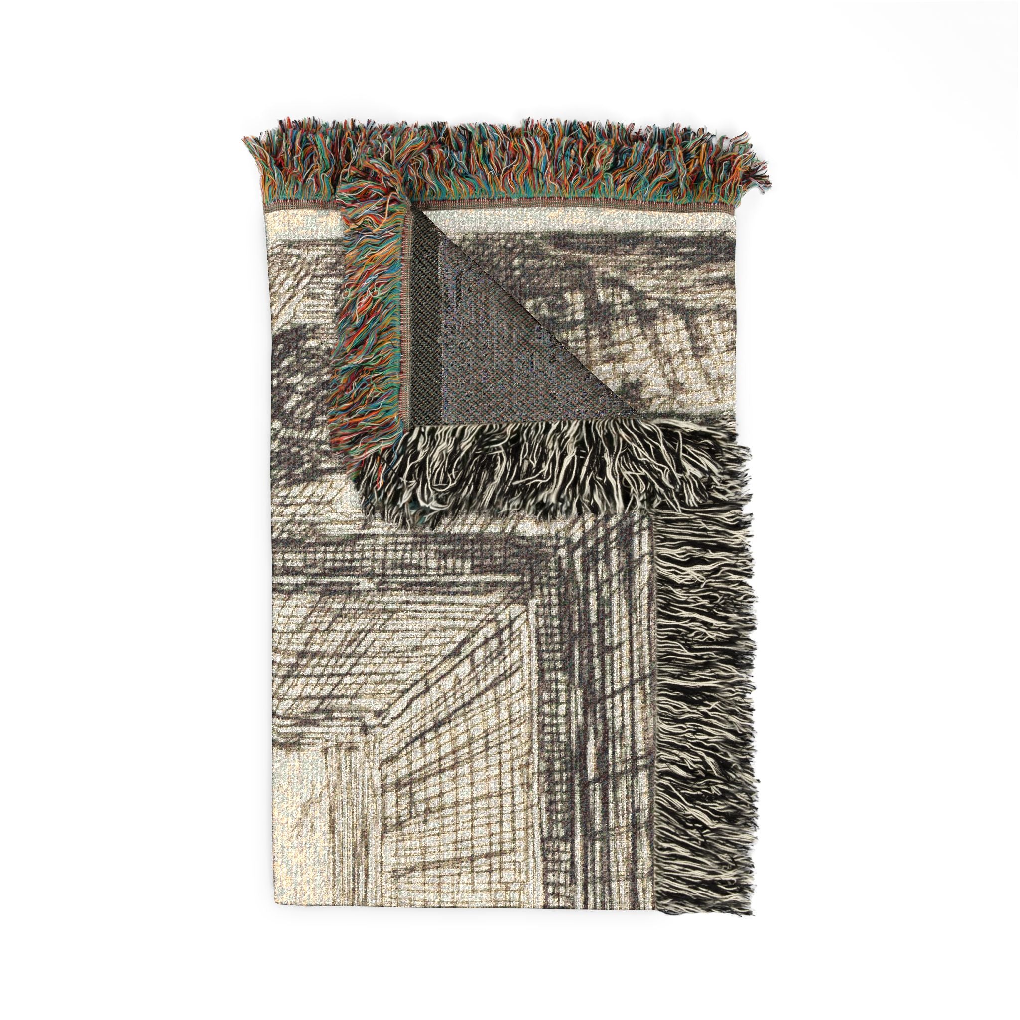 Charles François Daubigny - The Boat Studio, from The Boat Trip | Woven Tapestry Blanket