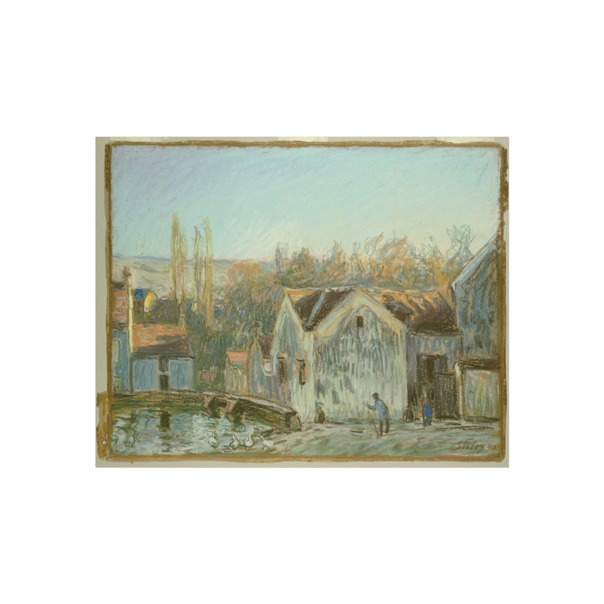 A Corner of Moret-sur-Loing Alfred Sisley Fine Art Poster