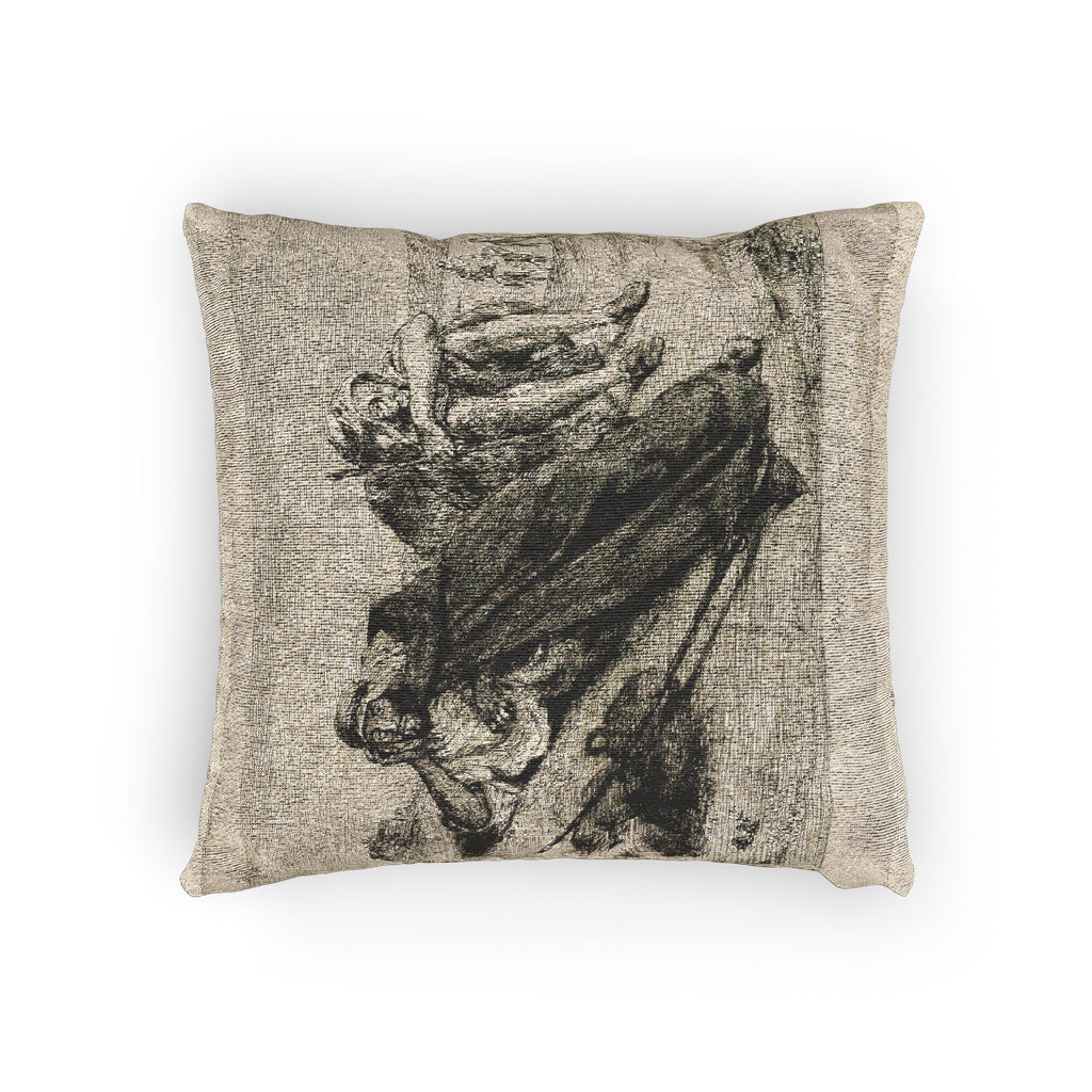 Eugène Delacroix - Arabs of Oran | Woven Pillow