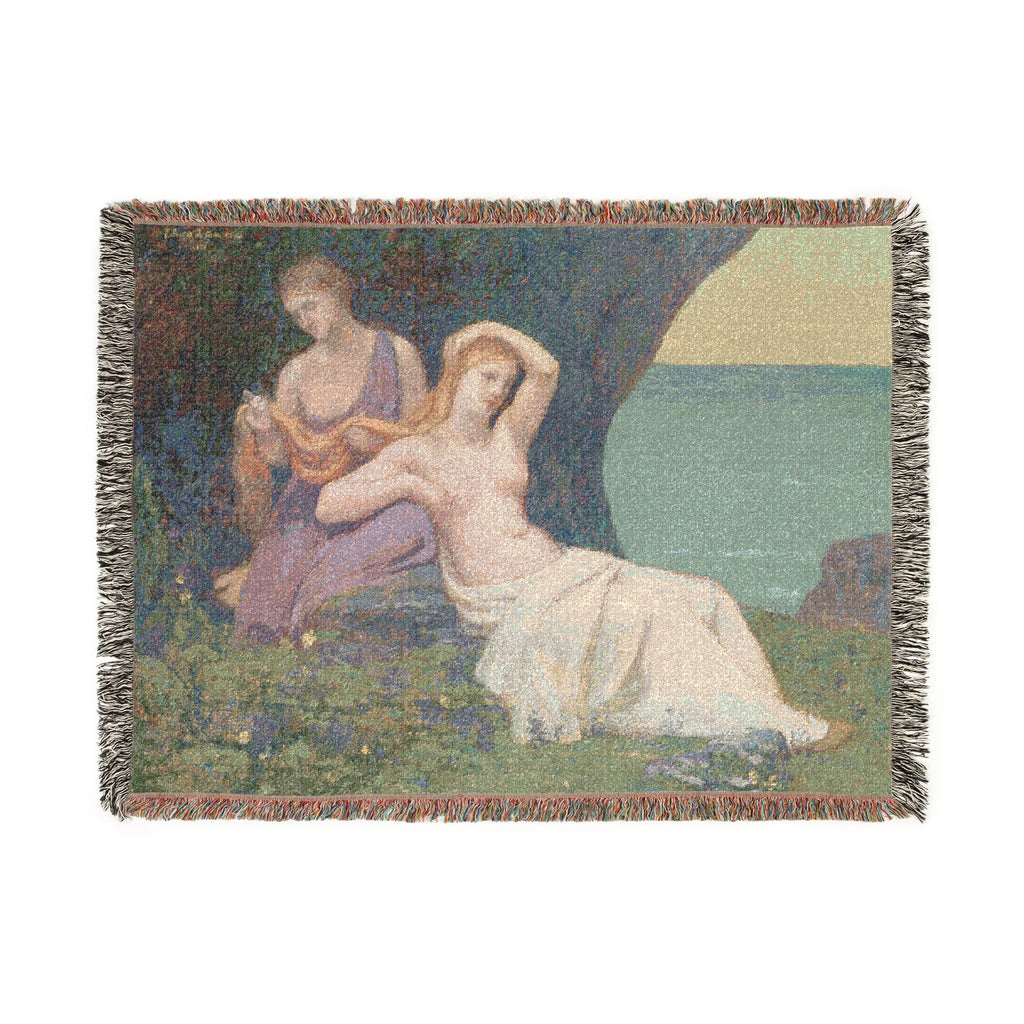 Pierre Puvis de Chavannes - In the Heather | Woven Tapestry Blanket