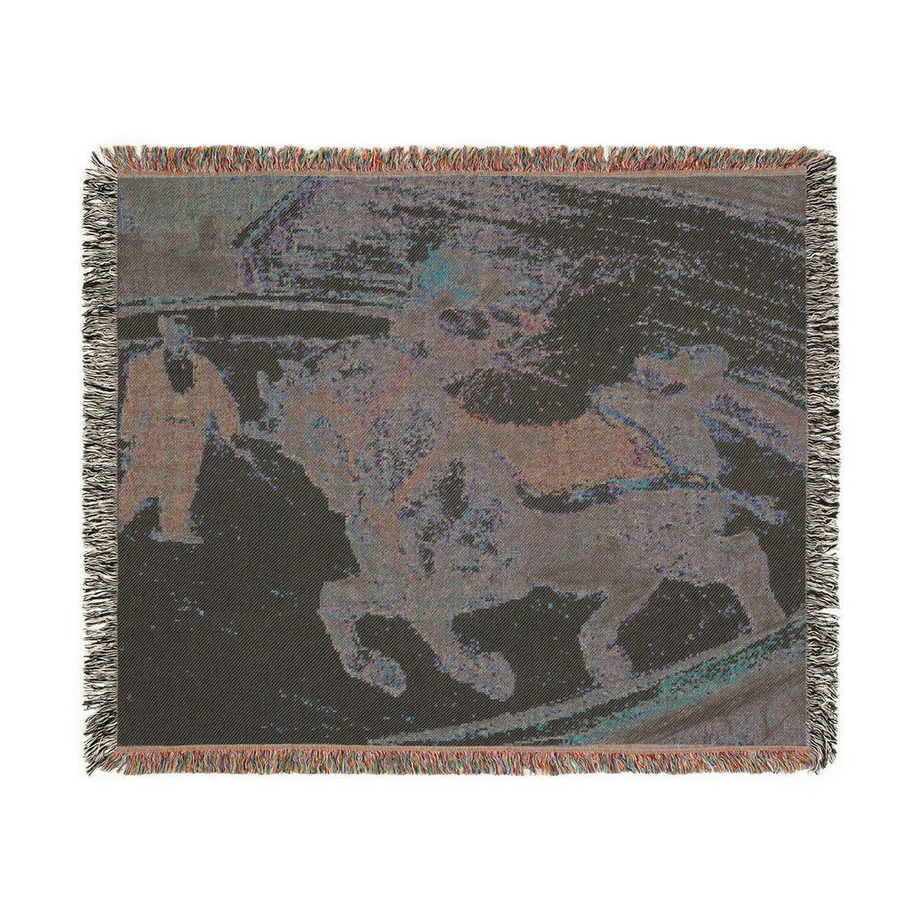Henri de Toulouse-Lautrec - At the Circus Work in the Ring | Woven Tapestry Blanket