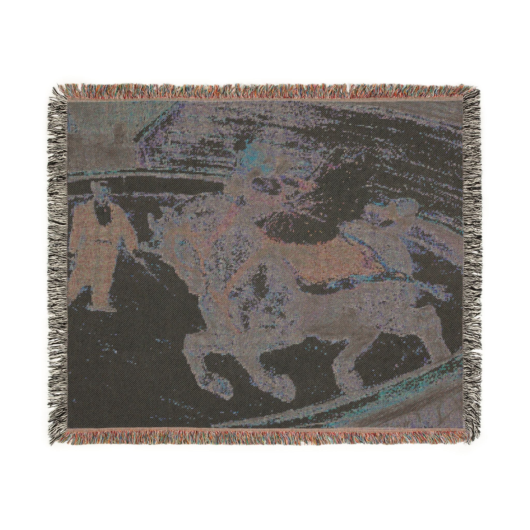 Henri de Toulouse-Lautrec - At the Circus Work in the Ring | Woven Tapestry Blanket