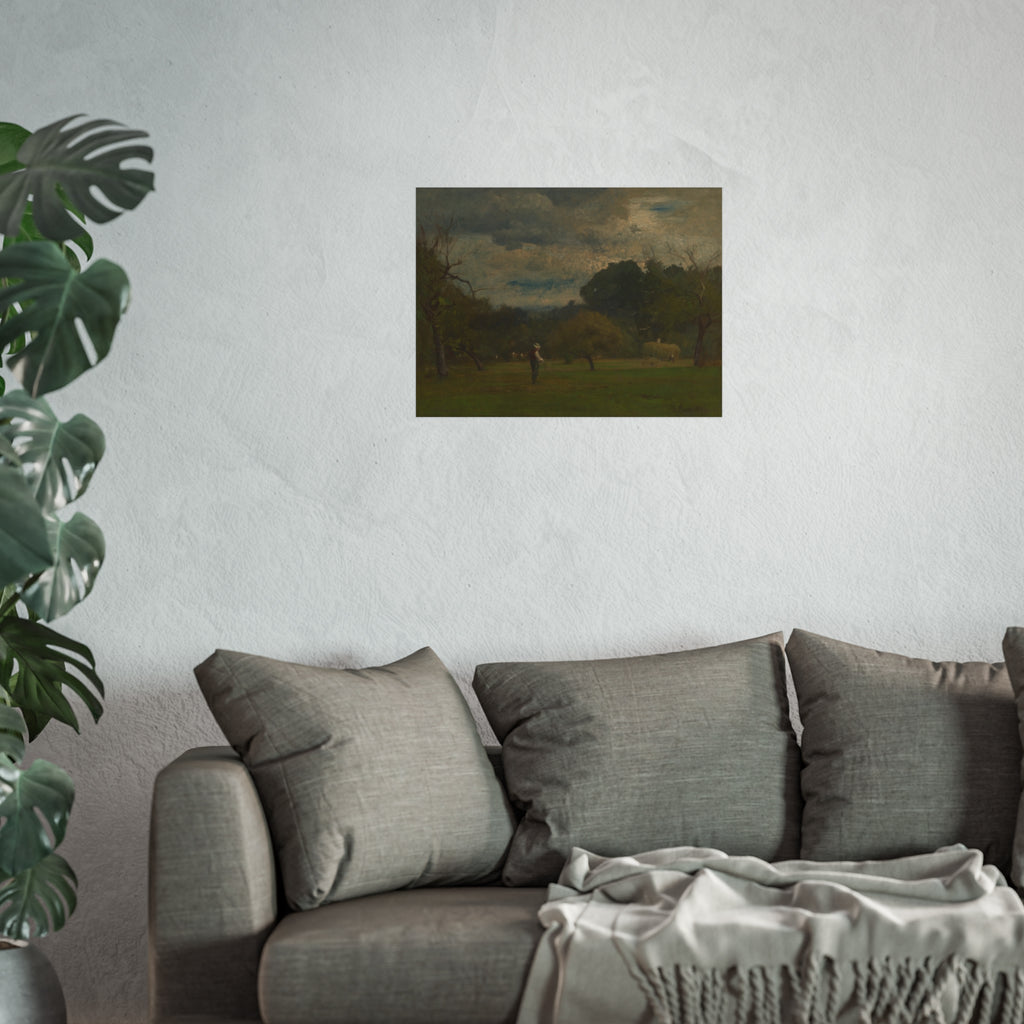 George Inness - Harvest, Montclair, New Jersey | Fine Art Poster