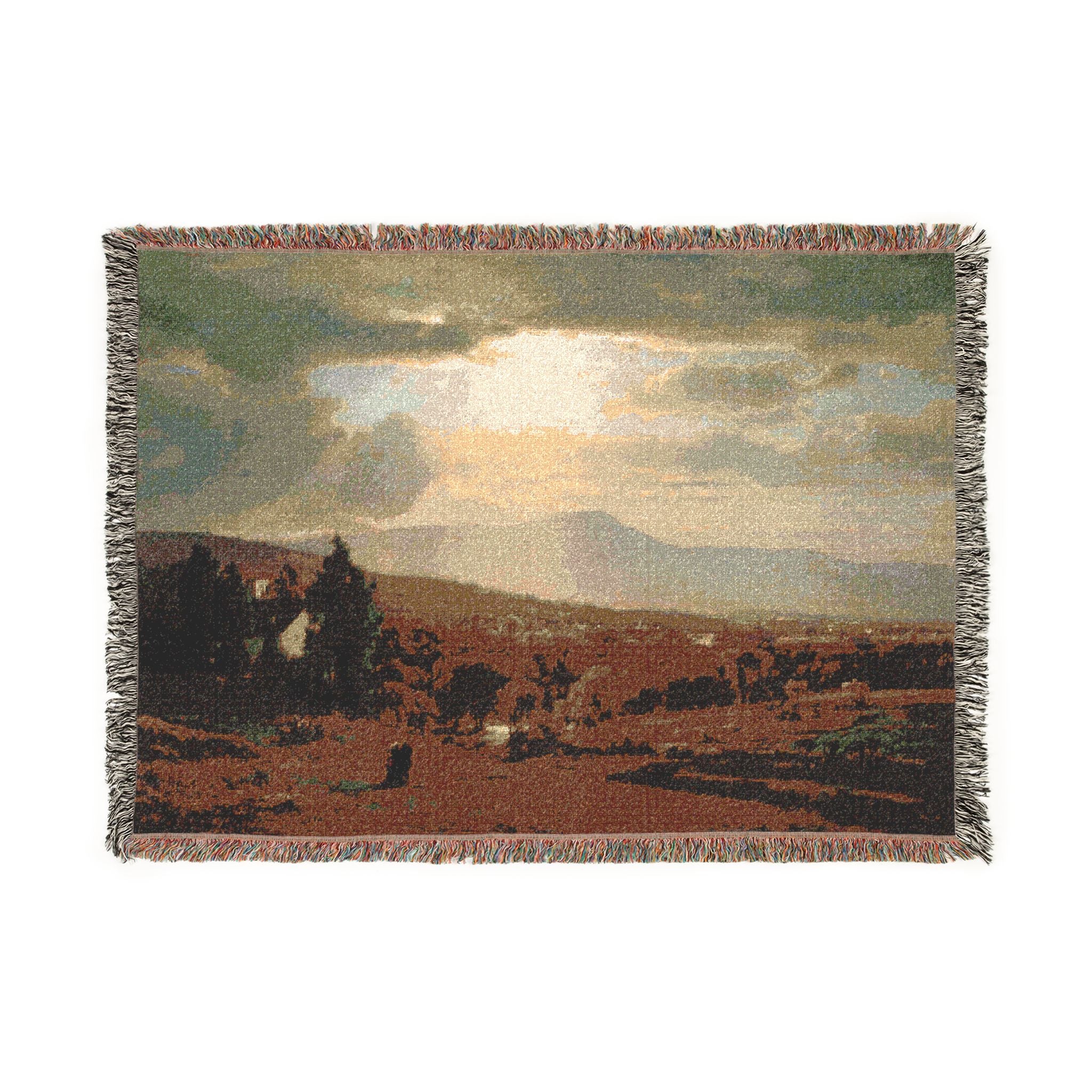 George Inness - Catskill Mountains | Woven Tapestry Blanket