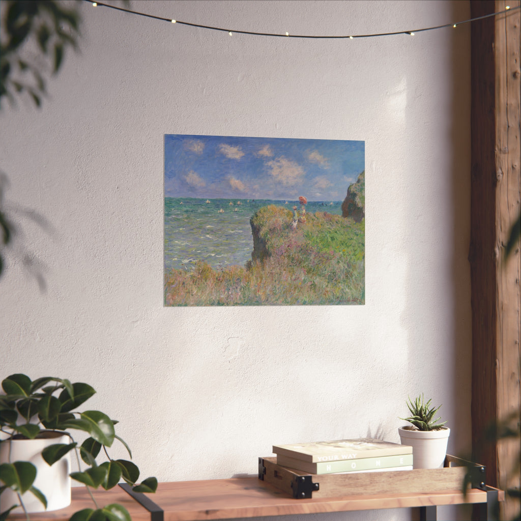 Claude Monet - Cliff Walk at Pourville | Fine Art Poster