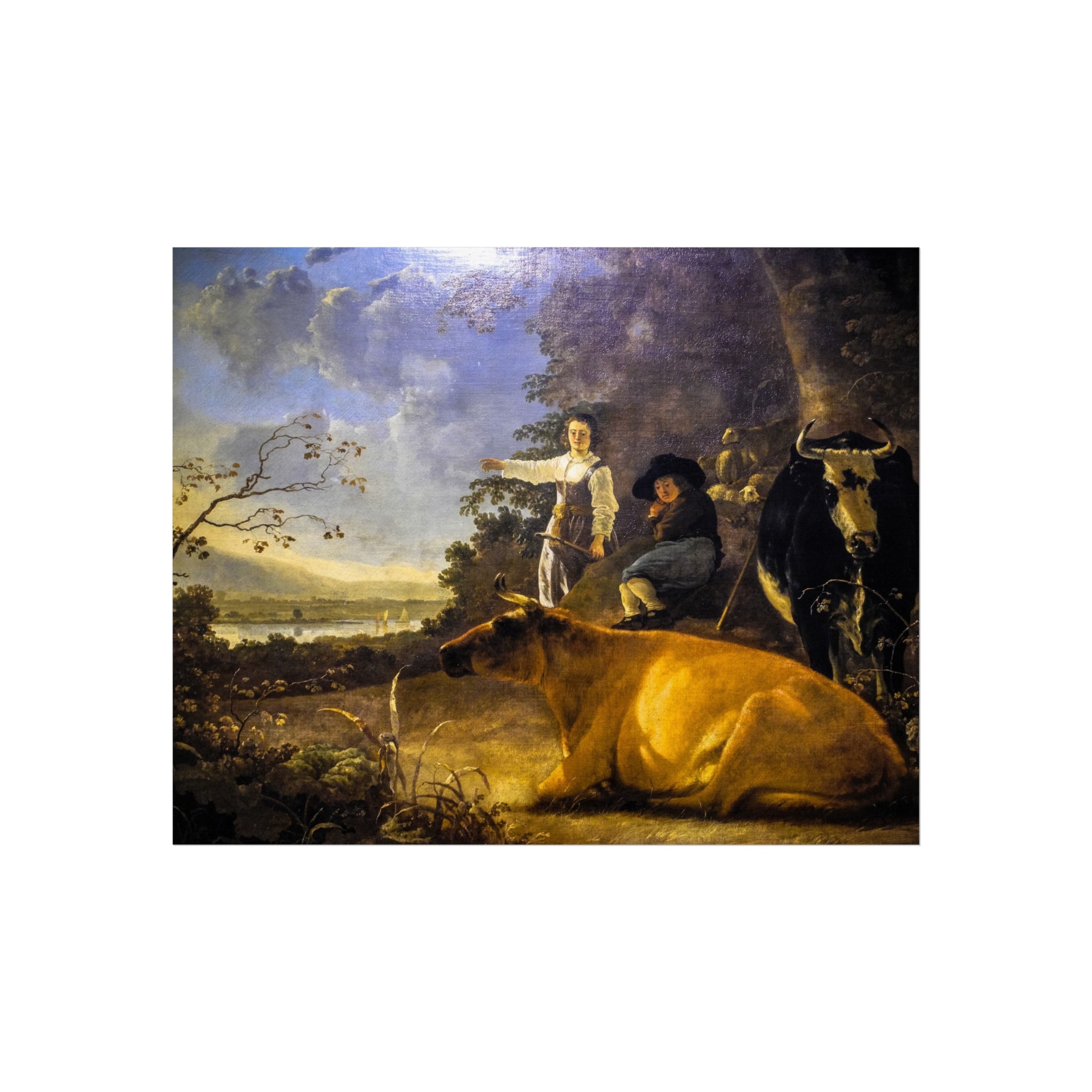 Aelbert Cuyp - Cattle with Shepherds | Fine Art Poster