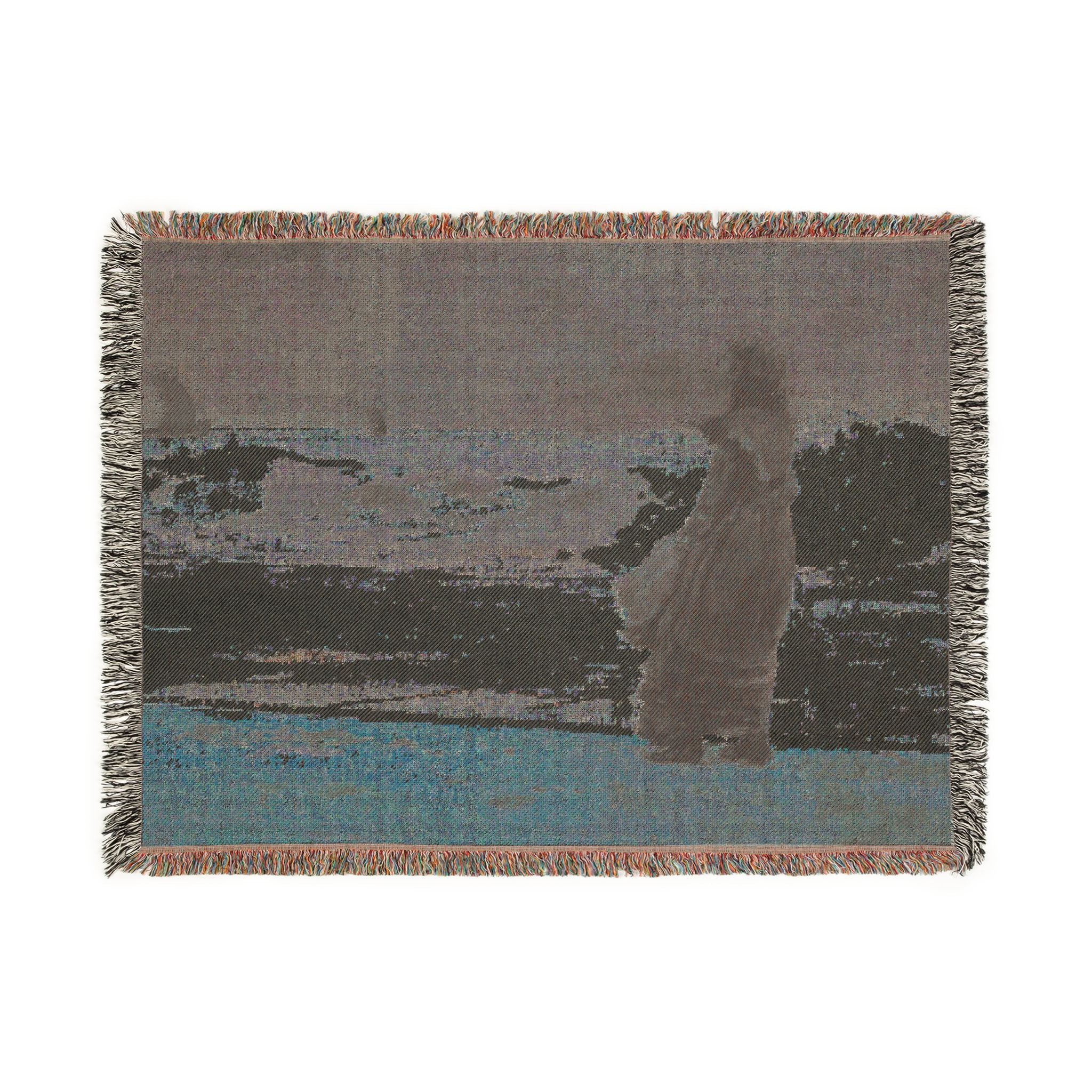 Winslow Homer - The Watcher, Tynemouth | Woven Tapestry Blanket